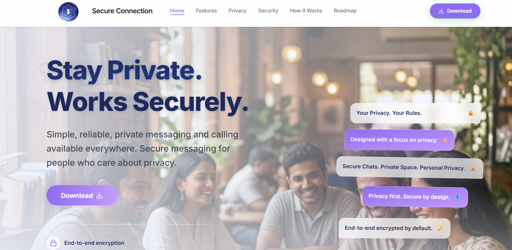 Secure Flow Chat Website